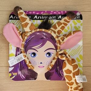giraffe ears & tail costume kit